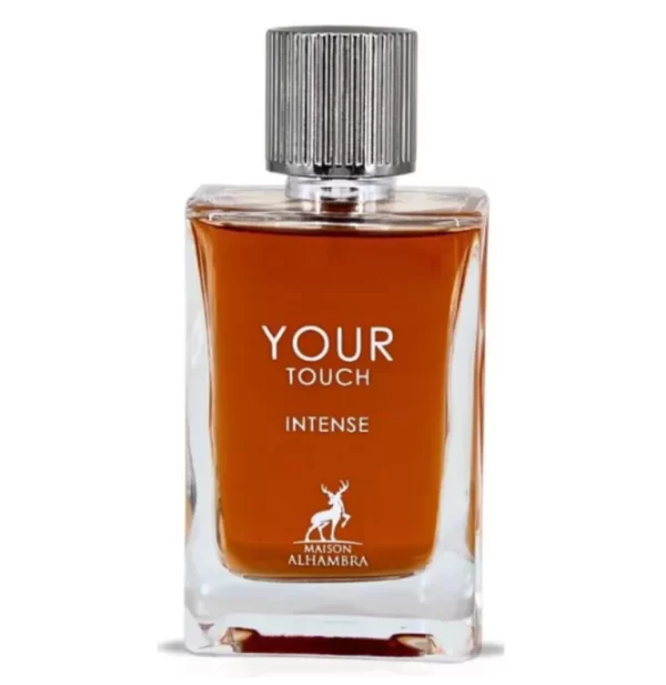 Perfume Maison Alhambra Your Touch Intense 100ml frasco árabe unisex oriental vainilla toffee canela tonka ámbar