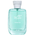 Perfume Rasasi Hawas Tropical 100ml frasco árabe hombre aromático verde agua de coco higo jengibre sándalo