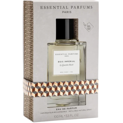 Essential Parfums Bois Impérial 100ml frasco con caja perfume nicho unisex amaderado pimienta vetiver