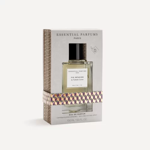 Essential Parfums Fig Infusion 100ml frasco con caja perfume nicho unisex verde amaderado higo