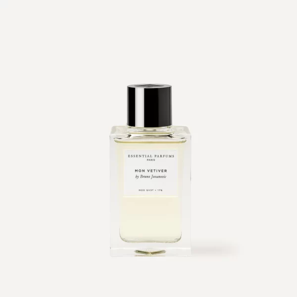 Perfume Essential Parfums Mon Vetiver 100ml frasco nicho unisex cítrico amaderado vetiver gin enebro