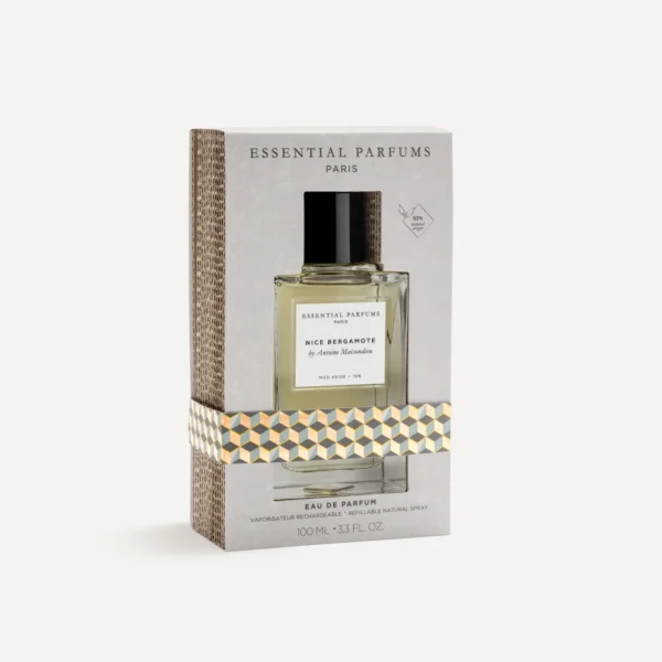 Essential Parfums Nice Bergamote 100ml frasco con caja perfume nicho unisex cítrico floral bergamota