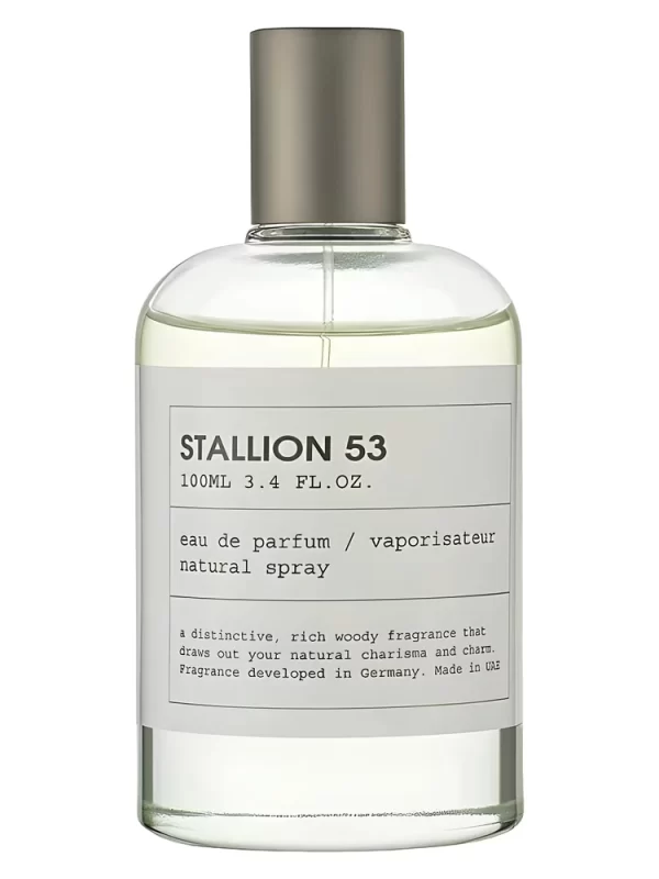 Perfume Emper Stallion 53 100ml frasco árabe unisex amaderado especiado sándalo cuero cardamomo iris violeta