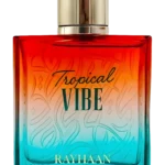 Perfume Rayhaan Tropical Vibe 100ml frasco árabe unisex frutal tropical dulce mango piña coco sándalo ámbar