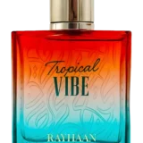 Perfume Rayhaan Tropical Vibe 100ml frasco árabe unisex frutal tropical dulce mango piña coco sándalo ámbar