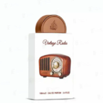 Perfume Lattafa Vintage Radio 100ml frasco árabe unisex amaderado aromático lavanda ciruela palo santo sándalo