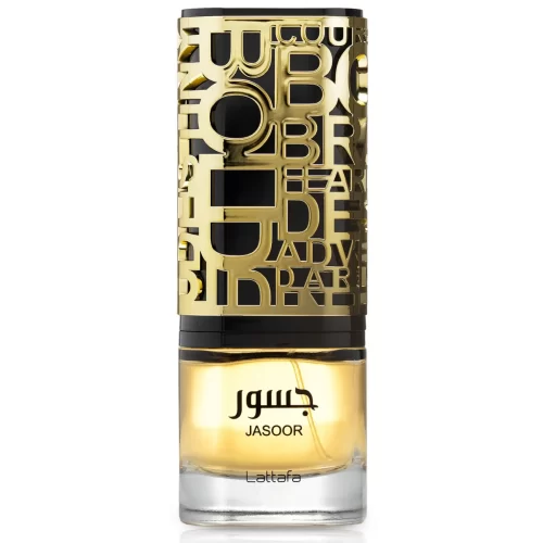 Lattafa Jasoor 100ml - Frasco Perfume Lattafa Jasoor 100ml frasco árabe masculino amaderado aromático manzana tabaco lavanda cuero tonka