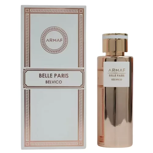 Armaf Belle Paris Belvico 100ml frasco con caja perfume árabe femenino floral afrutado dulce rosa vainilla ámbar