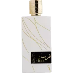 Perfume Khadlaj Fursan White 100ml frasco árabe mujer gourmand cremoso bergamota coco almendra vainilla