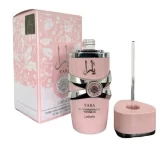 Aceite perfumado Lattafa Yara Rosa 20ml frasco árabe mujer oriental avainillado orquídea mandarina vainilla