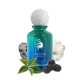 Laverne Atlantis 100ml con notas olfativas, perfume árabe masculino cítrico fresco con pomelo, té verde y ambroxan