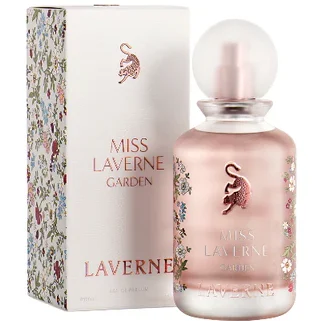 Laverne Miss Laverne Garden 100ml frasco con caja perfume árabe mujer floral frutal grosella pera rosa orquídea vainilla