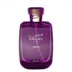 Perfume Rasasi Hawas Diva 100ml frasco árabe femenino oriental floral frutos rojos rosa vainilla ámbar gris