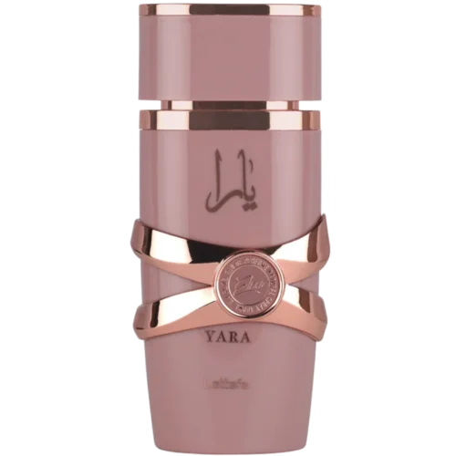 Perfume Lattafa Yara Elixir 100ml frasco árabe mujer oriental vainilla gourmand fresa grosella negra caramelo