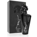 Lattafa Maahir Black Edition 100ml frasco con caja perfume árabe unisex amaderado especiado ahumado acuerado