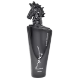 Perfume Lattafa Maahir Black Edition 100ml frasco árabe unisex amaderado especiado ahumado cuero azafrán