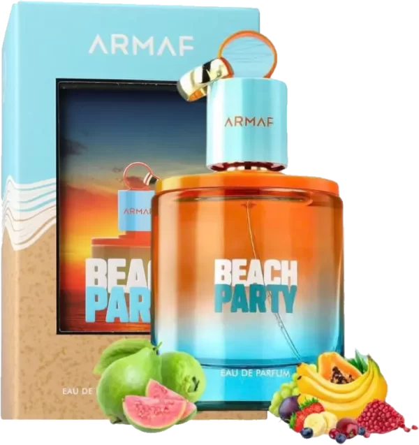 Armaf Beach Party 100ml frasco con caja perfume árabe unisex frutal fresco