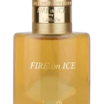 Perfume Lattafa Fire On Ice 110ml frasco árabe unisex gourmand frutal frambuesa coñac