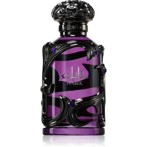 Lattafa Habik for Men 100ml - Frasco Perfume Lattafa Habik for Men 100ml frasco árabe masculino aromático especiado cardamomo lavanda