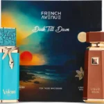 Pack Liquid Brun Vulcan Feu French Avenue 2 perfumes árabes 100ml unisex EDP set Dusk Till Dawn regalo