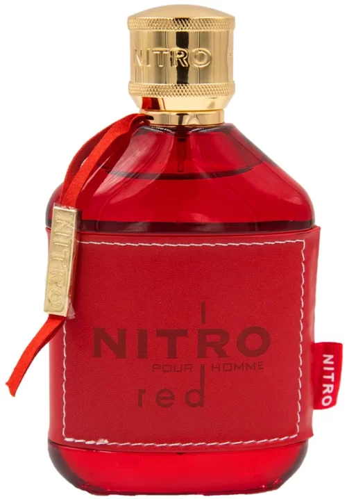 Perfume Dumont Nitro Red 100ml frasco árabe hombre aromático frutal manzana sandía bergamota y sándalo