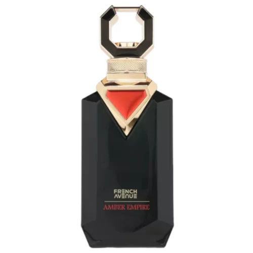 Perfume French Avenue Amber Empire 100ml frasco árabe hombre amaderado oriental ambarado vainilla ámbar y sándalo