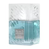 Perfume Lattafa Khamrah Waha 100ml frasco árabe unisex aromático acuático fresco yuzu pepino sal marina vainilla