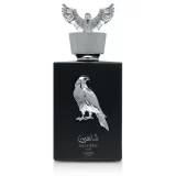 Perfume Lattafa Pride Shaheen Silver 100ml frasco árabe unisex amaderado musgoso cítrico bergamota cassis y musgo