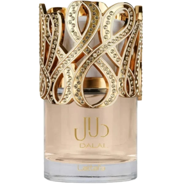 Perfume Lattafa Dalal 100ml frasco árabe femenino floral frutal gourmand manzana mandarina jazmín vainilla