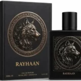 Rayhaan Wolf 100ml frasco con caja perfume árabe hombre especiado gourmand cardamomo toffee y vainilla