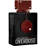 Perfume Armaf Club de Nuit Overdose 105ml frasco negro árabe hombre oriental amaderado piña ciruela tonka