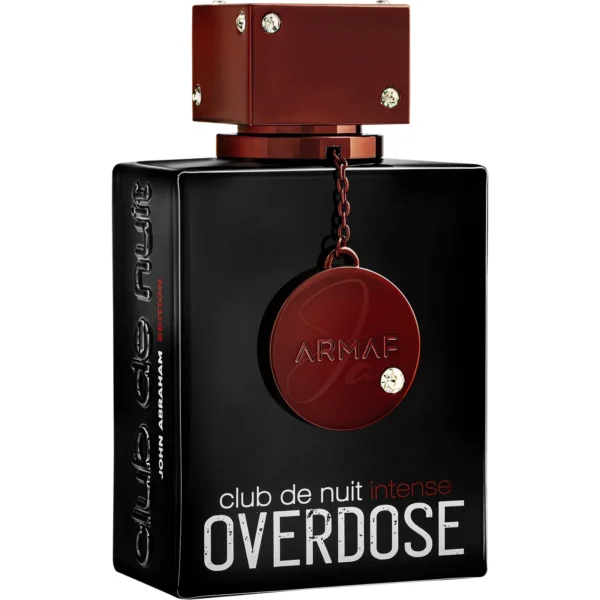 Perfume Armaf Club de Nuit Overdose 105ml frasco negro árabe hombre oriental amaderado piña ciruela tonka
