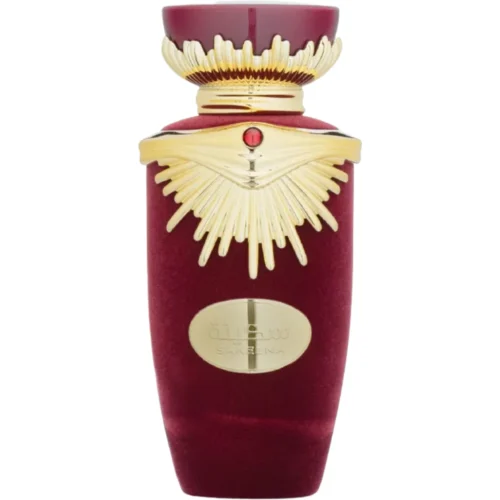 Lattafa Sakeena 100ml - Frasco Perfume Lattafa Sakeena 100ml frasco árabe mujer floral frutal gourmand maracuyá frambuesa rosa praliné vainilla