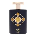 Perfume Lattafa Pride Al Qiam Gold 100ml frasco árabe unisex ambarado amaderado frambuesa azafrán cuero oud ámbar