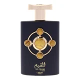 Perfume Lattafa Pride Al Qiam Gold 100ml frasco árabe unisex ambarado amaderado frambuesa azafrán cuero oud ámbar