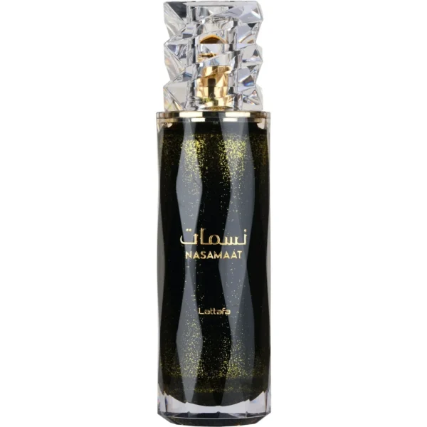 Perfume Lattafa Nasmaat 100ml frasco árabe unisex frutal floral gourmand piña albaricoque azahar caramelo vainilla