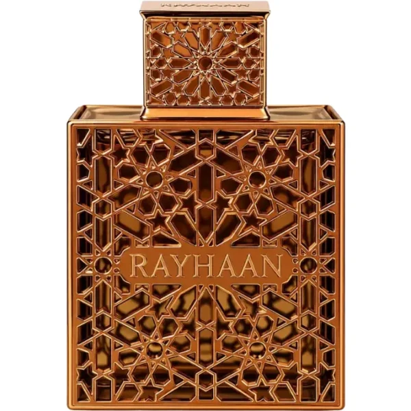 Perfume Rayhaan Vantage 100ml frasco árabe unisex amaderado especiado cardamomo bergamota incienso mirra enebro cedro